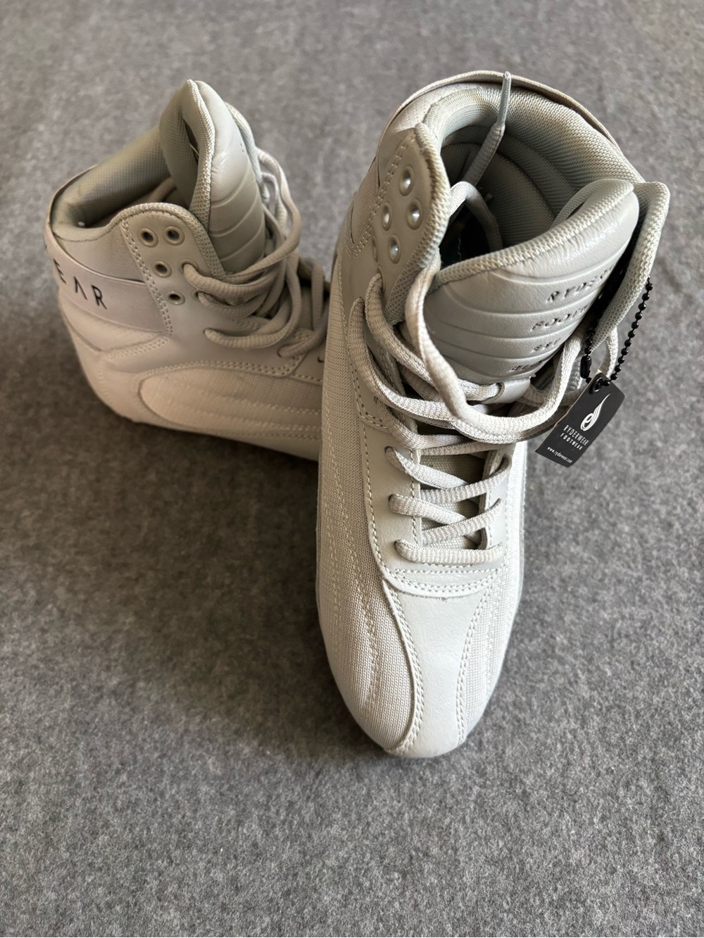 Grey Ryderwear Mens Boxing Style Shoes Size 5